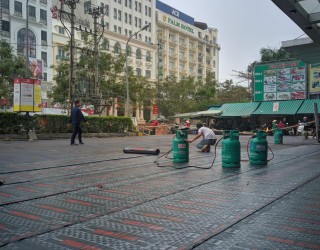 Thi công màng khò nóng