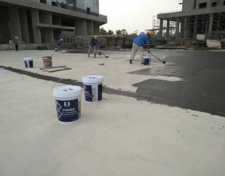 Thi Công Conmik Pu Polyurethane dự án Ecopark Long Biên