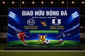 CONMIK VÀ E.D&C VIỆT NAM TỔ CHỨC GIAO HỮU BÓNG ĐÁ, TĂNG CƯỜNG KẾT NỐI VÀ HỢP TÁC