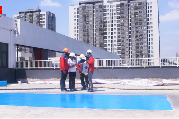 Thi công chống thấm sàn mái hiệu quả và bền lâu