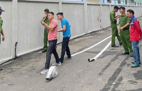 CONMIK Việt Nam tổ chức tập huấn phòng cháy chữa cháy cho cán bộ, công nhân viên tại nhà máy