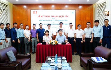 CONMIK KÝ KẾT HỢP TÁC CÙNG ĐẠI HỌC XÂY DỰNG HÀ NỘI – THÚC ĐẨY KẾT NỐI ĐÀO TẠO & THỰC TIỄN