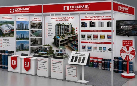 CONMIK Trình Làng Giải Pháp Chống Thấm Thế Hệ Mới Tại Triển Lãm Vietbuild HCM 2026