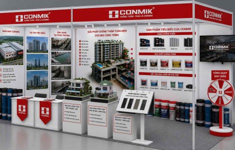 CONMIK Trình Làng Giải Pháp Chống Thấm Thế Hệ Mới Tại Triển Lãm Vietbuild HCM 2026